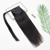 LALAS HAIR Ponytail Brun Chocolat #2 – Clip-in 14–22” Naturel