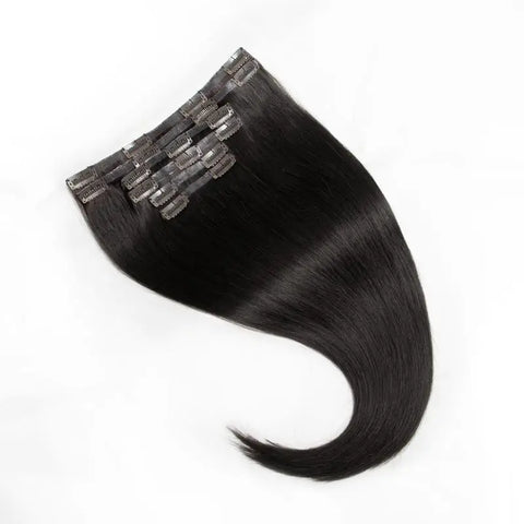 LALAS HAIR Extensions Clip à Bande Fine – Remy 6pcs 120g