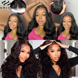 UNice Bye-Bye Knots Wig 7x5 Inch Lace Wig Pre Bleached Pre Plucked Pre Cut Lace Front Wig Real Glueless Wear Go Wigs