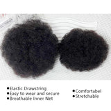 LALAS HAIR Chignon Kinky Curly – Cordon Haut Clip 100% Naturel