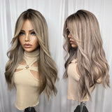 26“Long Body Wave Soft Glueless Highlight Blonde 5x5 Silk Base Jewish Human Hair With BabyHair HD Lace European Hair Preplucked
