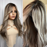 26“Long Body Wave Soft Glueless Highlight Blonde 5x5 Silk Base Jewish Human Hair With BabyHair HD Lace European Hair Preplucked