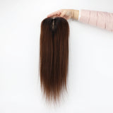 Topper Ombre 5x5” en Cheveux Humains Remy – Base Soie, Clips Intégrés, Effet Cuir Chevelu Naturel