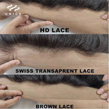 Unice Hair 5x5 HD Lace Closure Body Wave Brazilian Virgin hair 100% Human Hair undetectable Lace Closure Invisible Knots Skin M