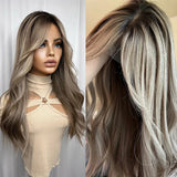 26“Long Body Wave Soft Glueless Highlight Blonde 5x5 Silk Base Jewish Human Hair With BabyHair HD Lace European Hair Preplucked