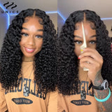 Unice 7x5 Wear Go Glueless Wig Human Hair Curly Wigs Pre Cut Pre Bleached Pre Plucked Lace Front Human Hair Wigs for Beginners