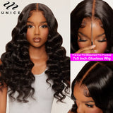 UNice Bye-Bye Knots Wig 7x5 Inch Lace Wig Pre Bleached Pre Plucked Pre Cut Lace Front Wig Real Glueless Wear Go Wigs