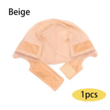 LALAS HAIR Grip Wig Cap Réglable – Antidérapant, Découpe Oreilles, Velcro