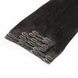 LALAS HAIR Extensions Clip à Bande Fine – Remy 6pcs 120g
