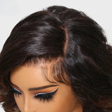 LALAS Hair Ombre Brown Spiral Curls Wavy Lace Front 100% Human Hair